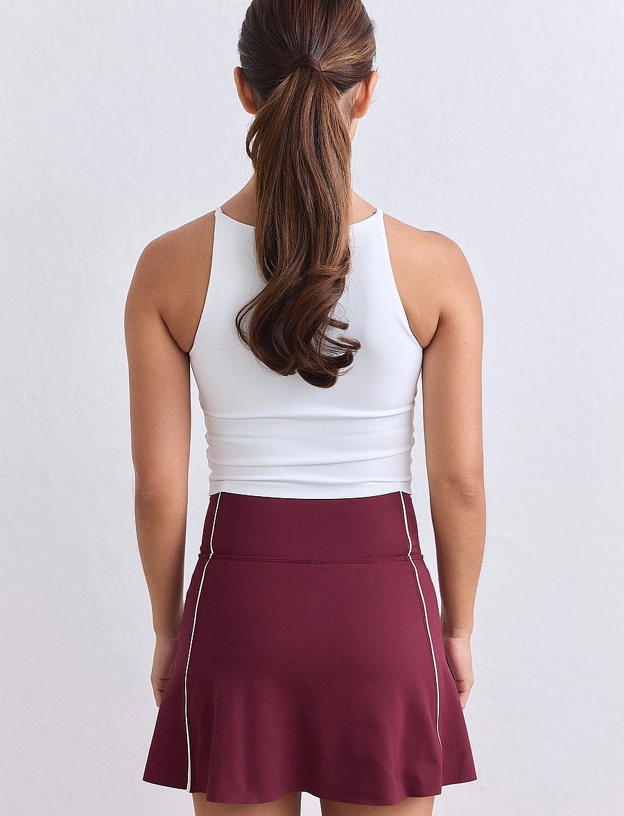 aim´n - Sense Contrast Skort - skorts - merlot - 4