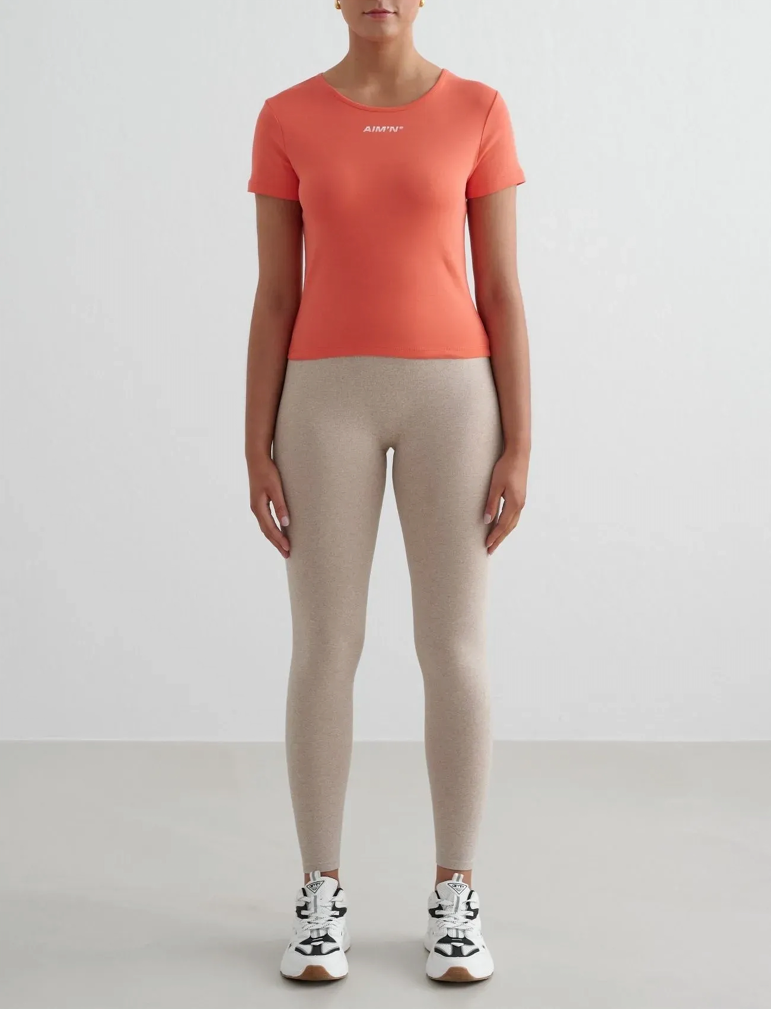 Aimn Stretch T-Shirt dam – bild 3