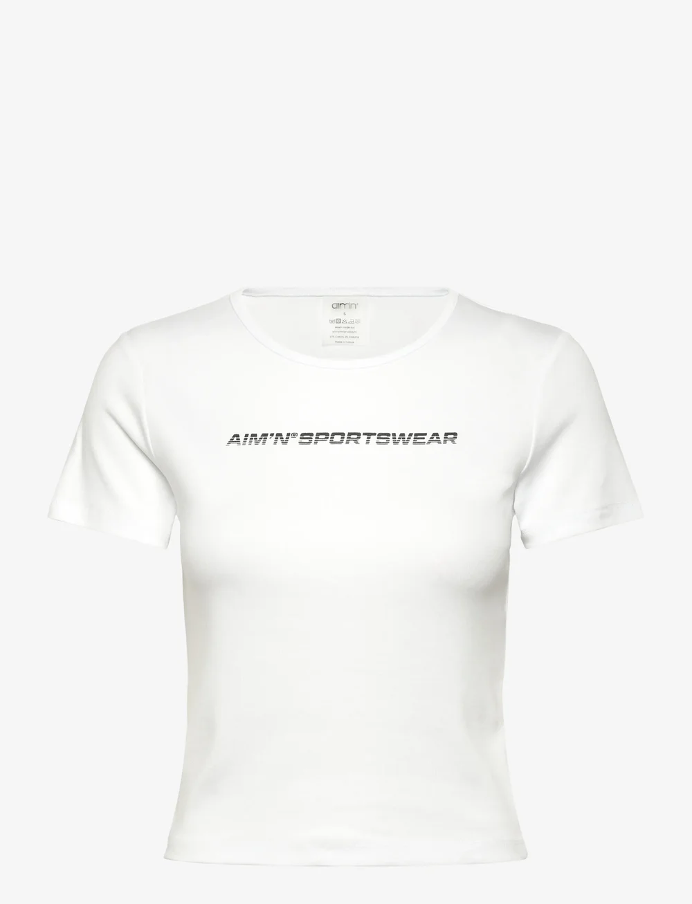 aim´n - Stretch T-shirt - t-shirts - white stretch t-shirt - 1