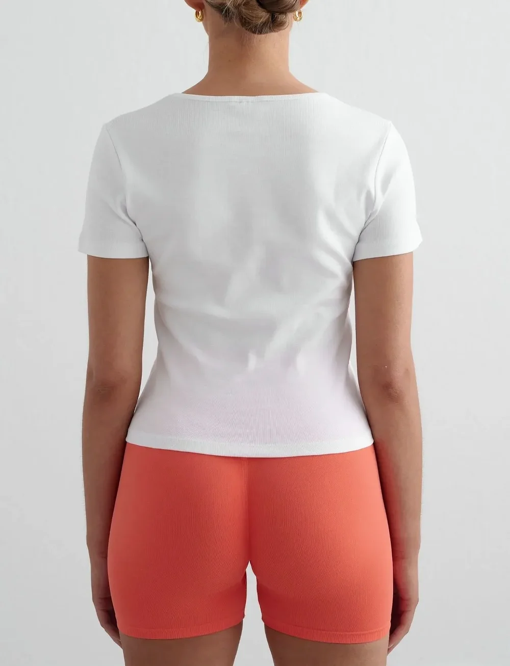 aim´n - Stretch T-shirt - t-shirts - white stretch t-shirt - 3
