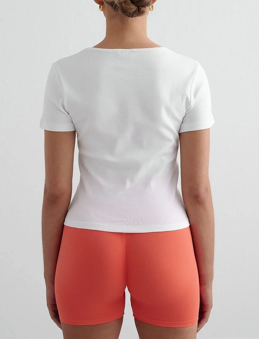 aim´n - Stretch T-shirt - t-shirts - white stretch t-shirt - 3
