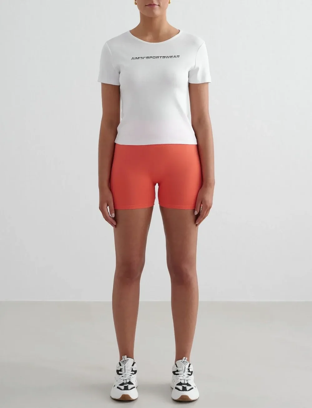 aim´n - Stretch T-shirt - t-shirts - white stretch t-shirt - 4