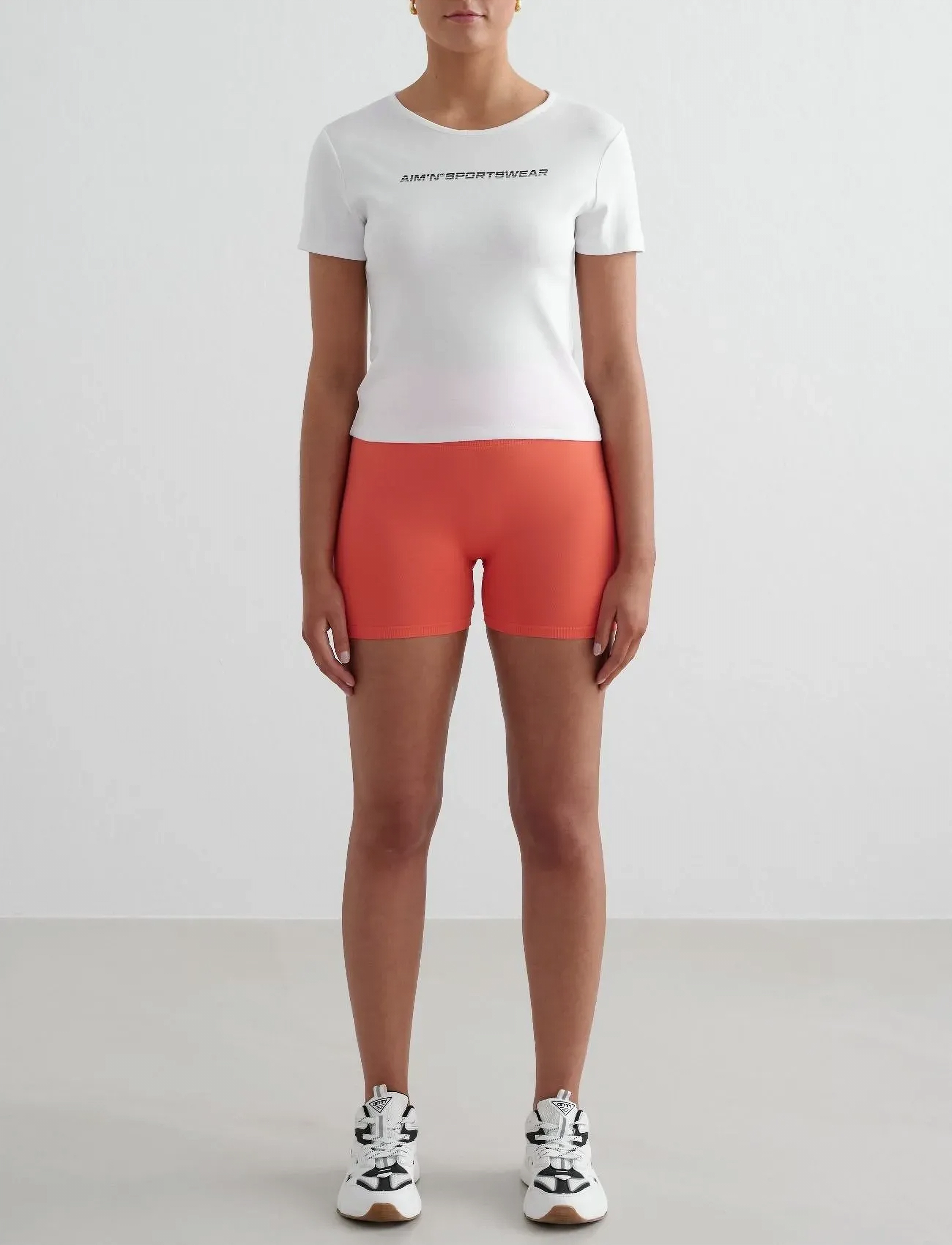 aim´n - Stretch T-shirt - t-shirts - white stretch t-shirt - 4