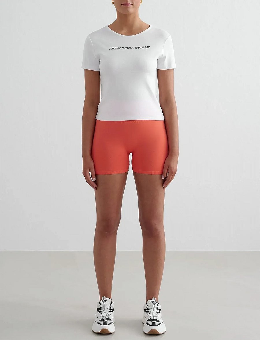 aim´n - Stretch T-shirt - t-shirts - white stretch t-shirt - 4