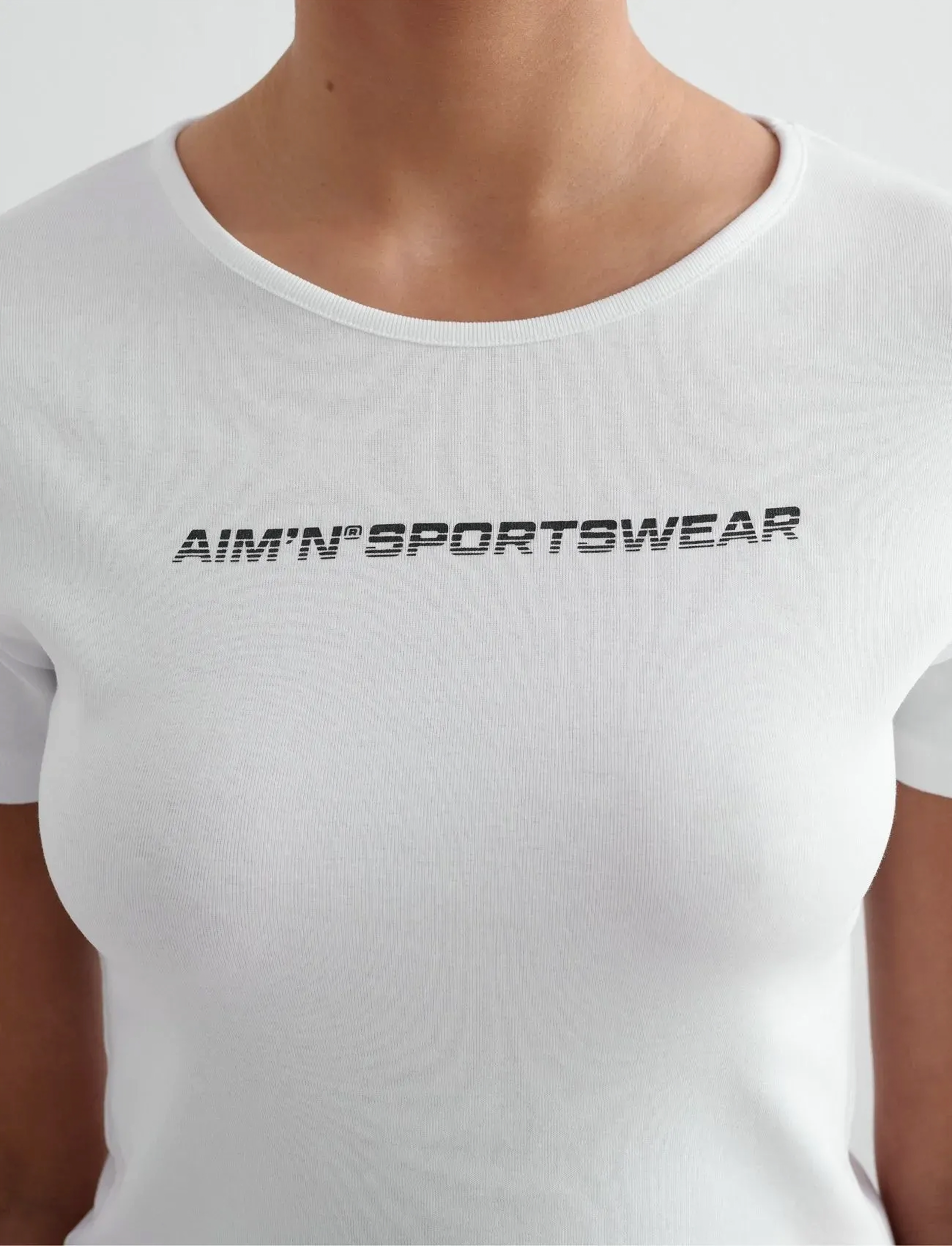 Aimn Stretch T-Shirt dam – bild 5