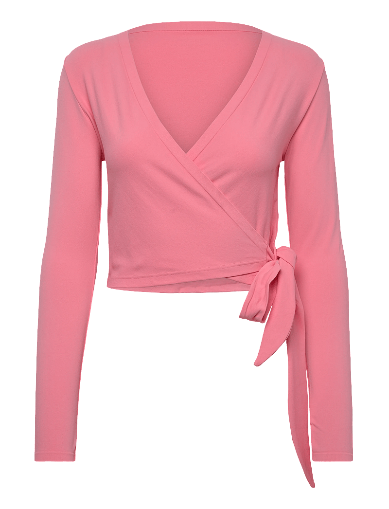 aim´n - Shape Seamless Wrap Long Sleeve - langarmshirts - blush - 1