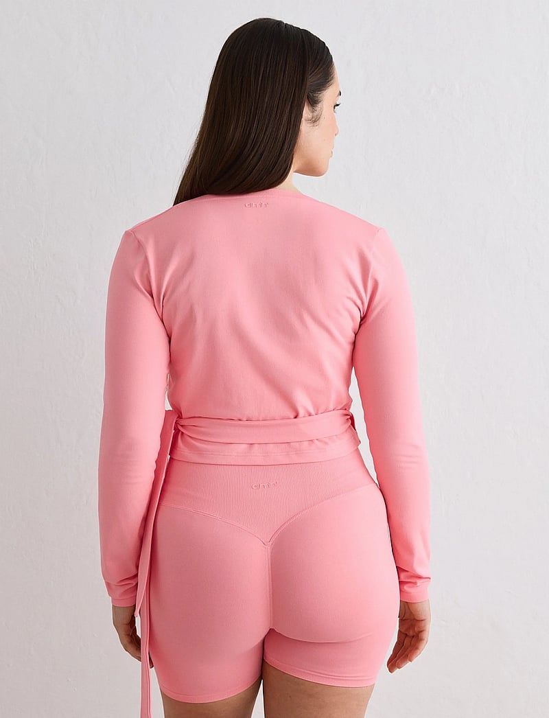 aim´n - Shape Seamless Wrap Long Sleeve - langarmshirts - blush - 3