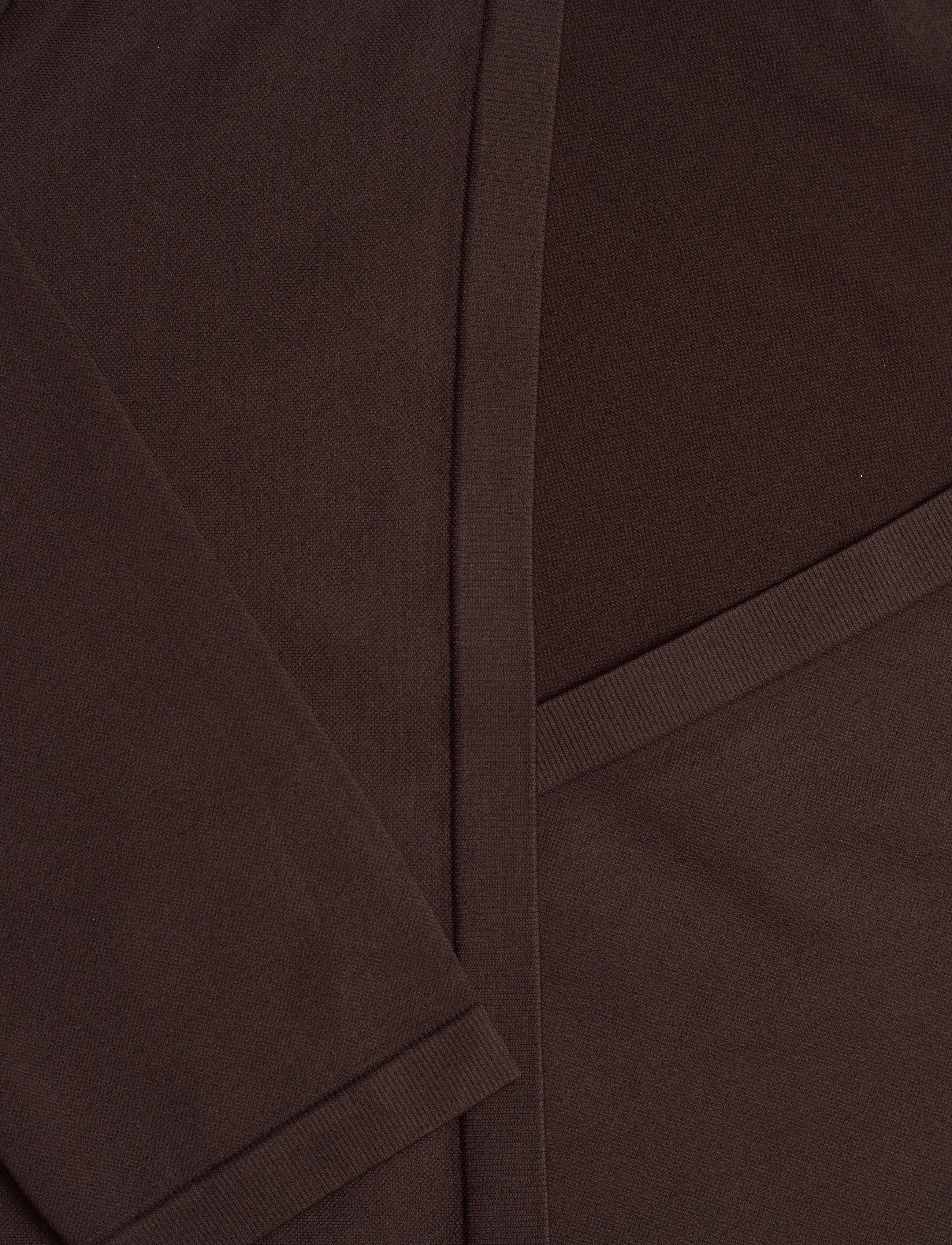 aim´n - Shape Seamless Wrap Long Sleeve - alussärgid ja t-särgid - chocolate - 5