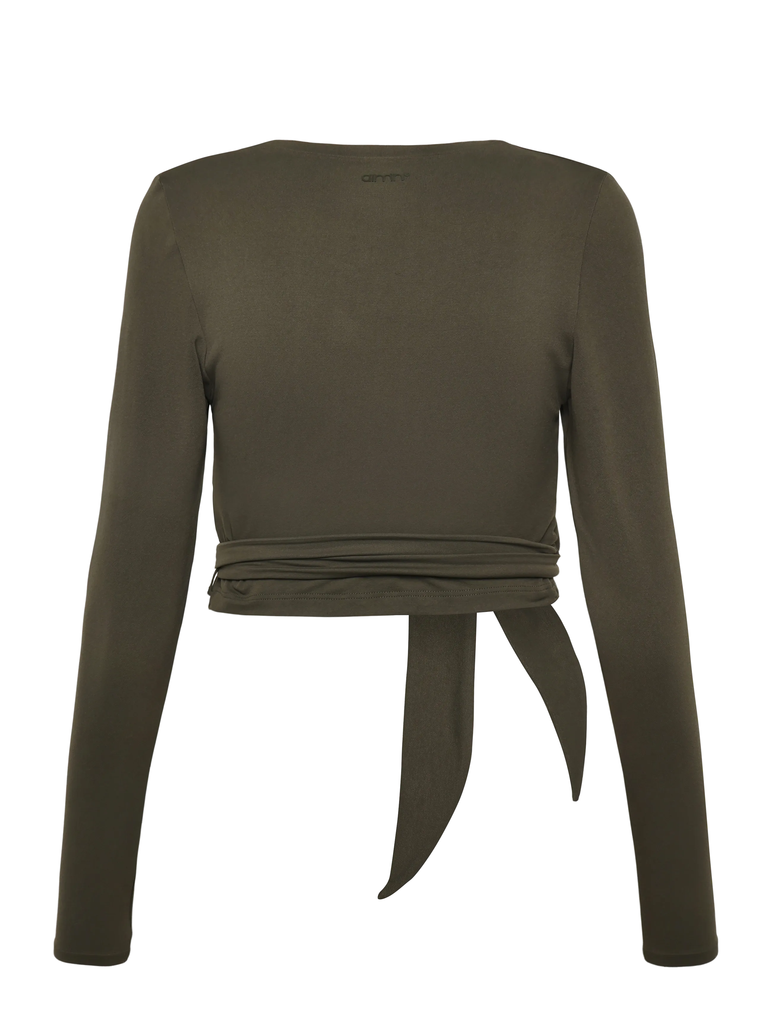 aim´n - Shape Seamless Wrap Long Sleeve - langarmshirts - dark ivy - 2