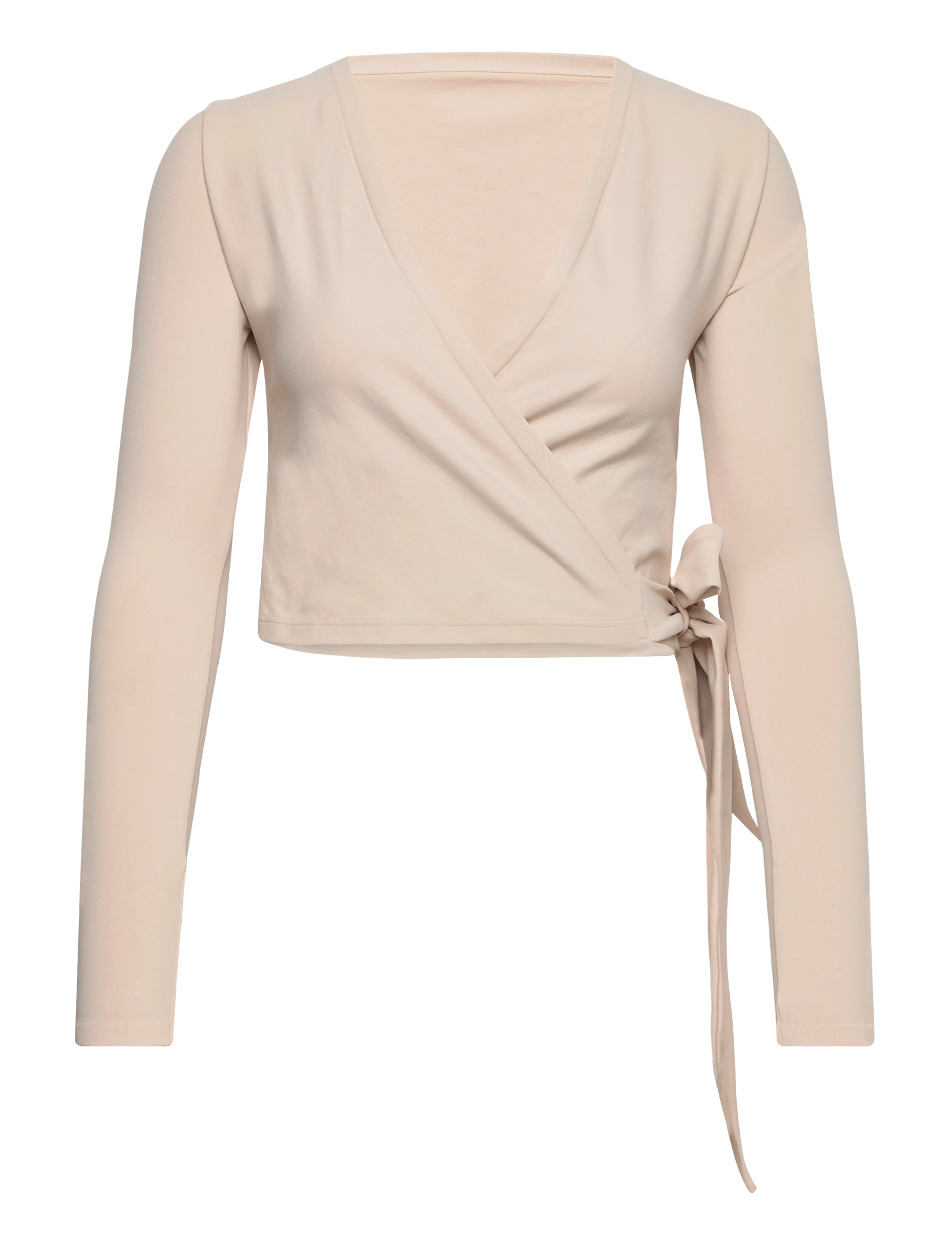 aim´n - Shape Seamless Wrap Long Sleeve - langarmshirts - sand - 1