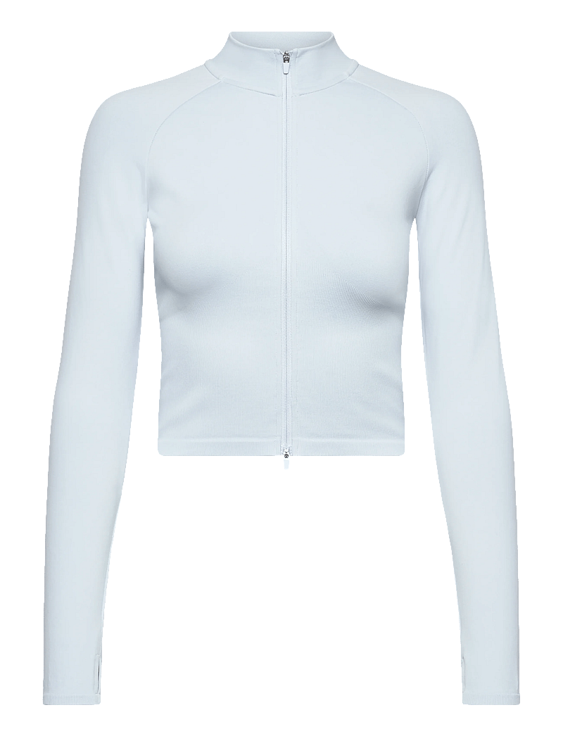 aim´n - Shape Seamless Zip Jacket - träningsjackor - aura - 1