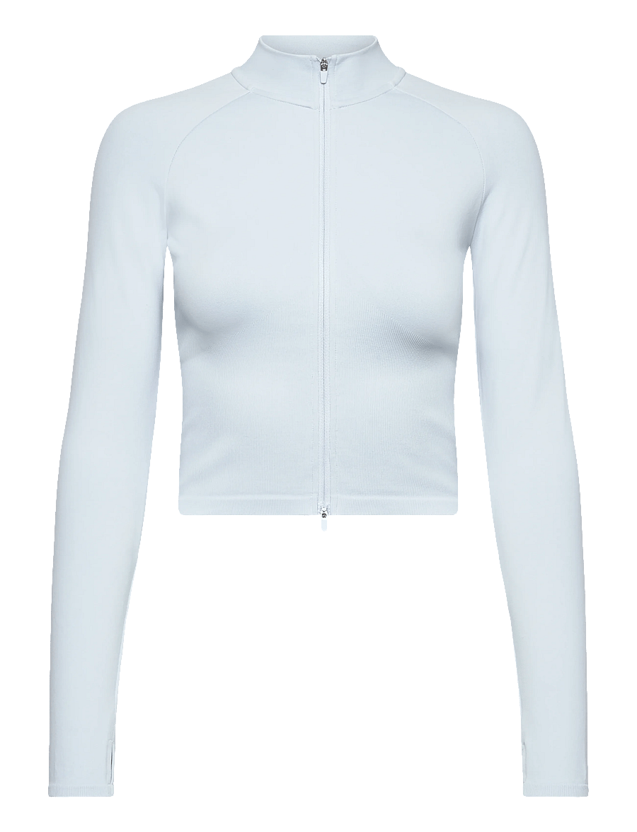 aim´n - Shape Seamless Zip Jacket - Överdelar - aura - 1