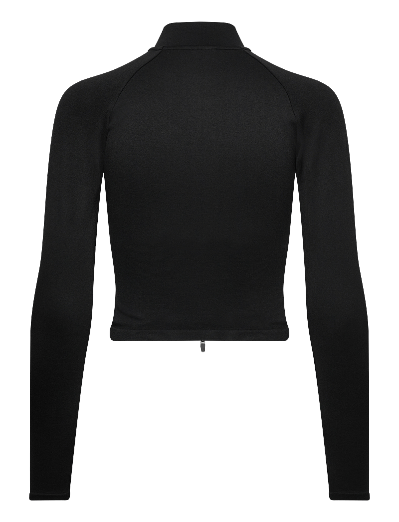 aim´n - Shape Seamless Zip Jacket - träningsjackor - black - 2