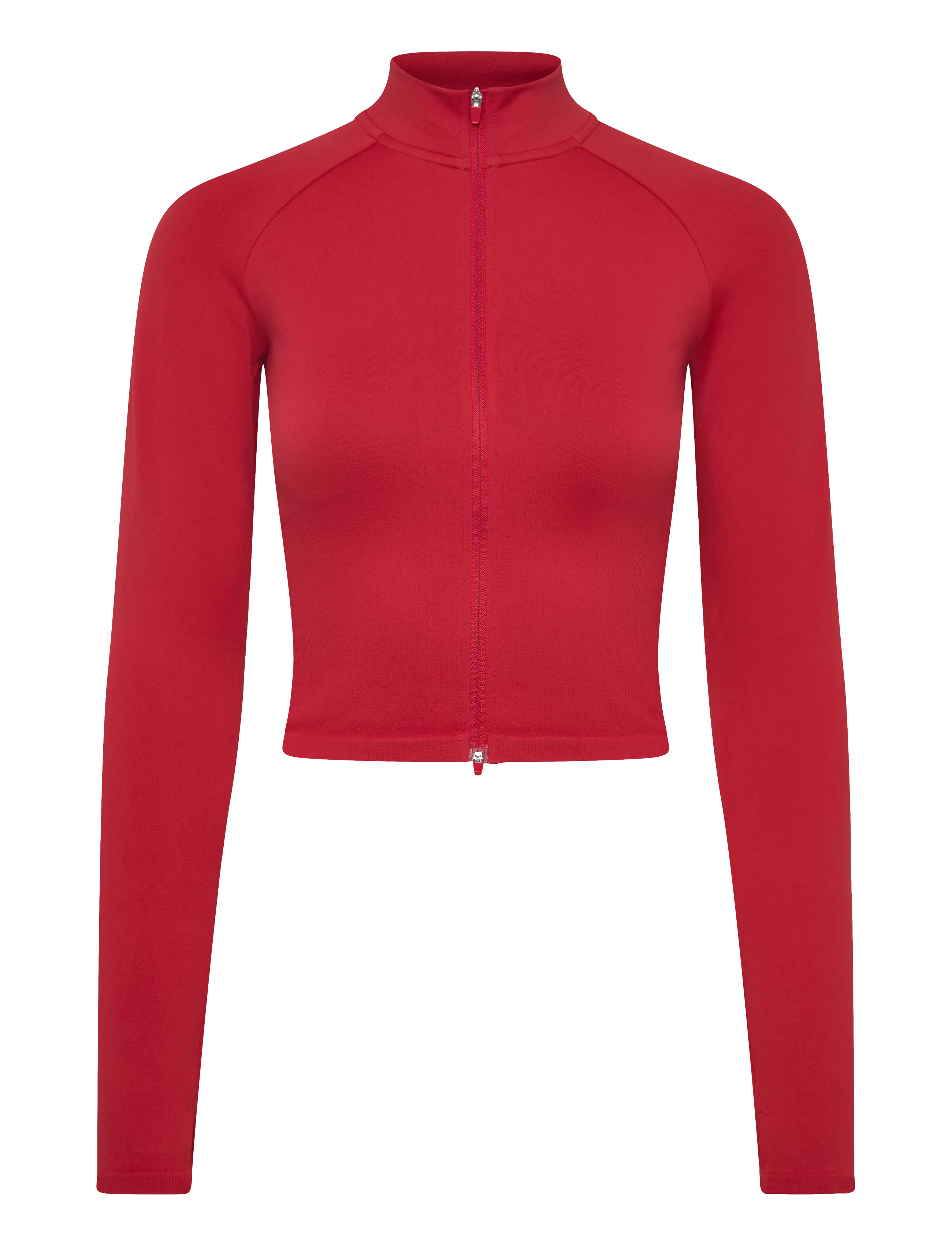 AIM ́N Shape Seamless Zip Jacke Rot - L - Damen