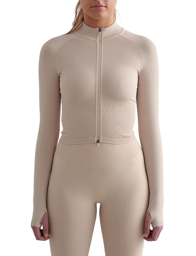 aim´n - Shape Seamless Zip Jacket - training jackets - clay - 0