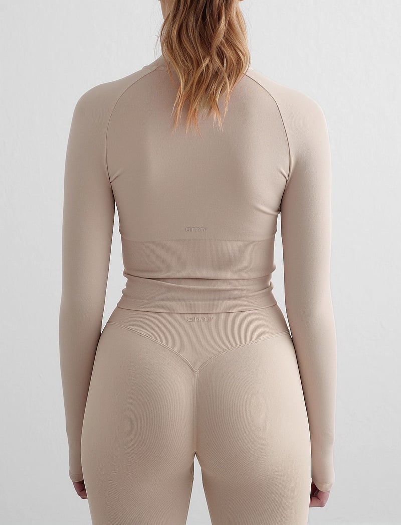 aim´n - Shape Seamless Zip Jacket - training jackets - clay - 4