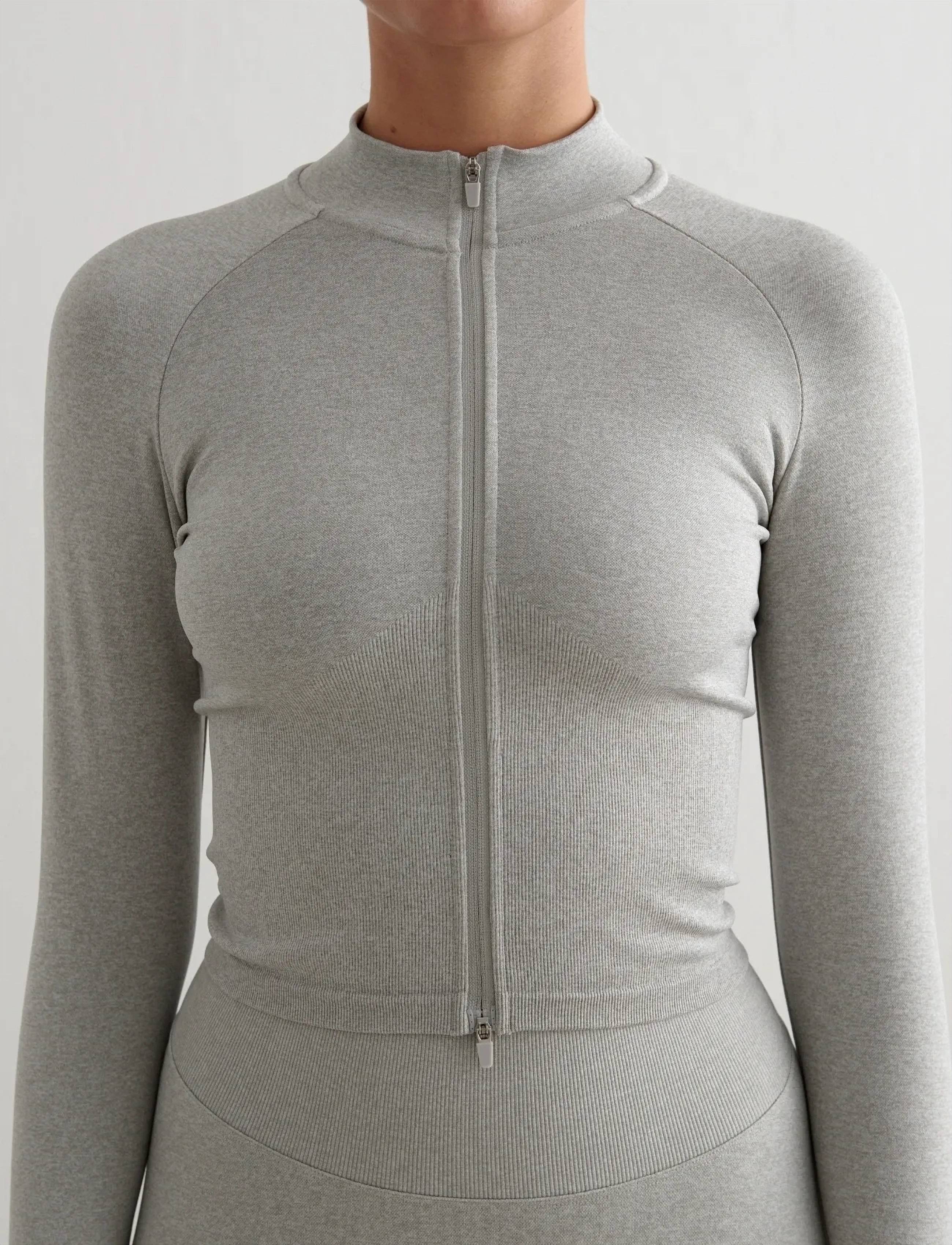 Aimn Shape Seamless Zip Jacket träningsjackor dam – bild 5