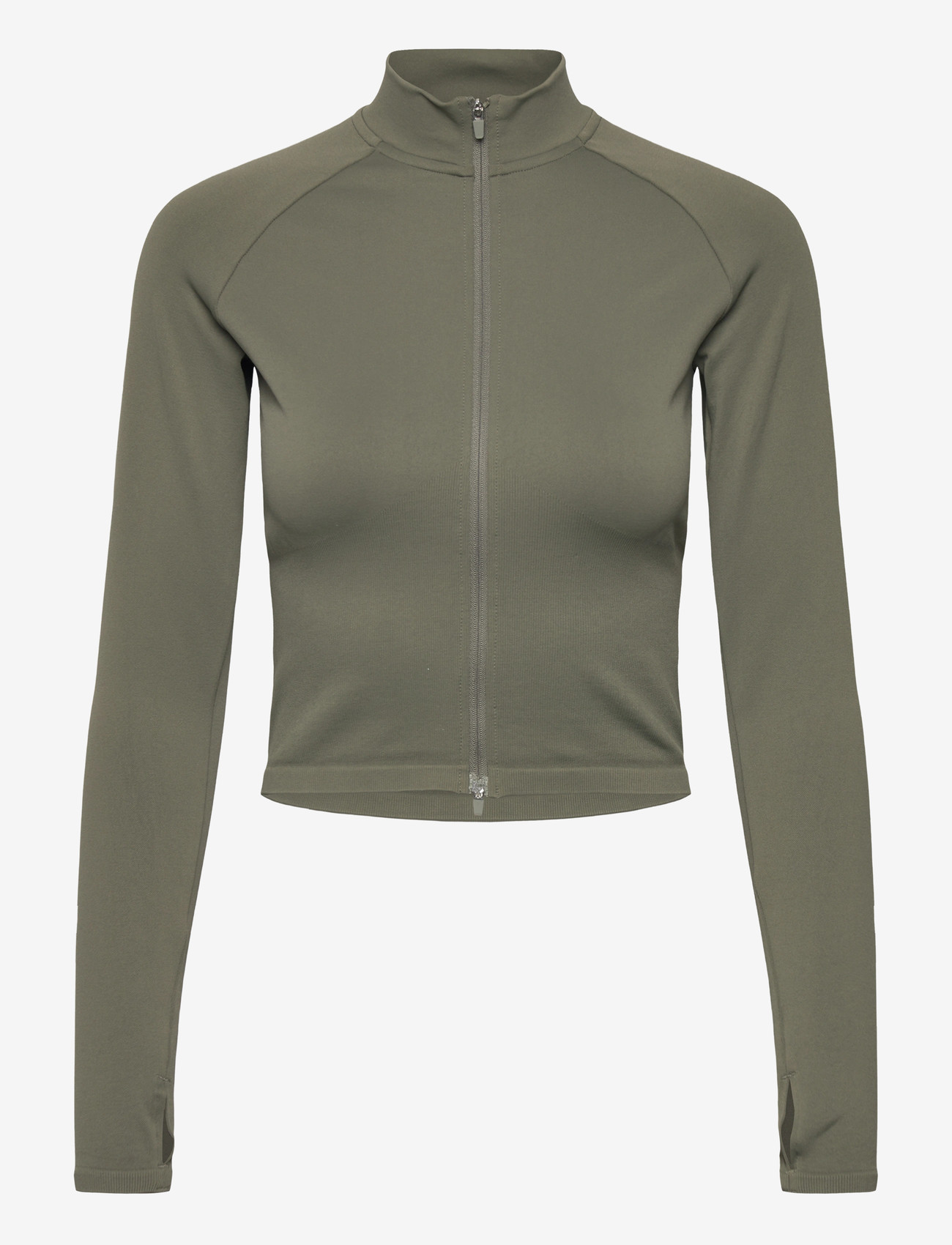 aim´n - Shape Seamless Zip Jacket - spordijakid - ivy - 0
