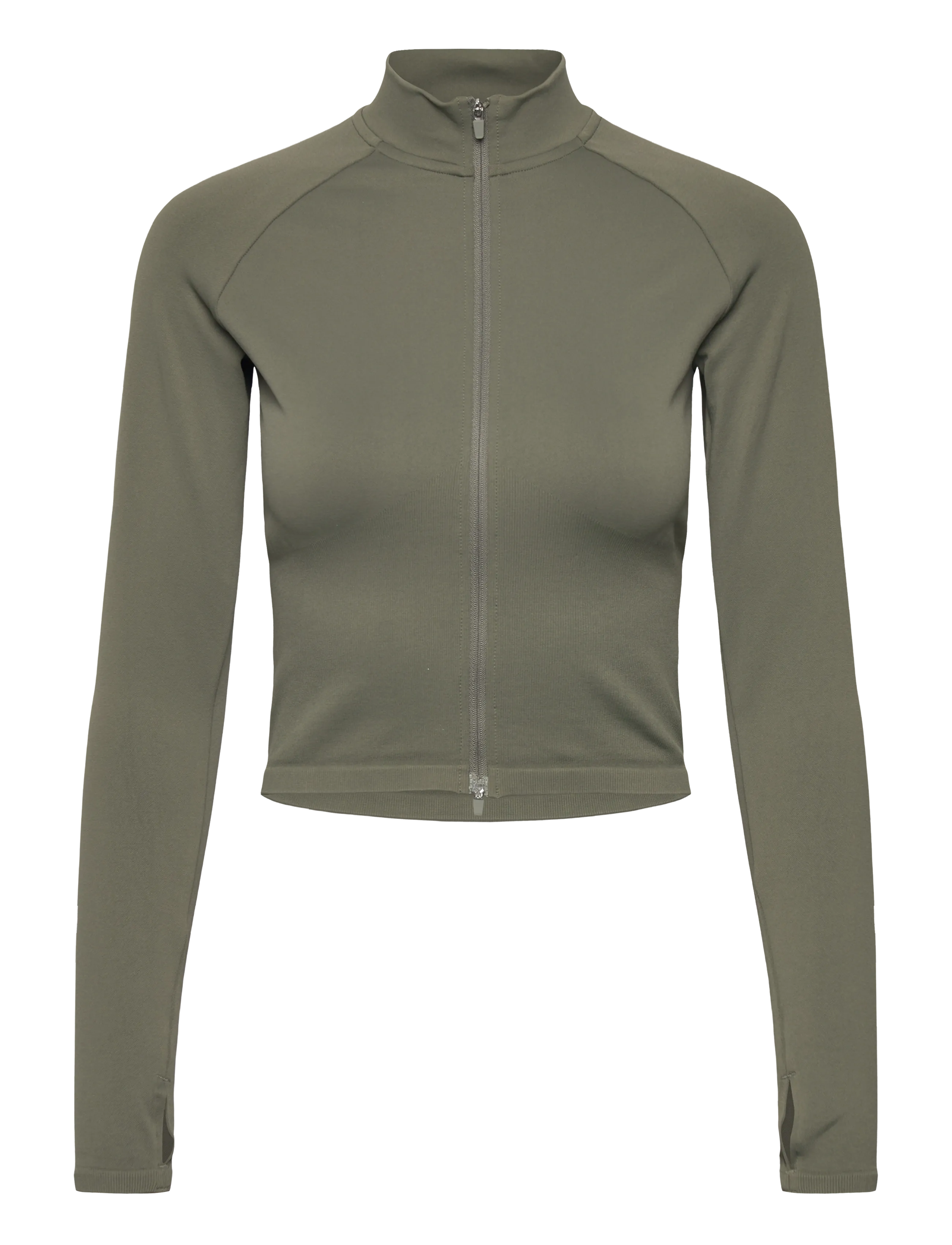 aim´n Shape Seamless Zip Jacket - Tøj - IVY / khaki/green