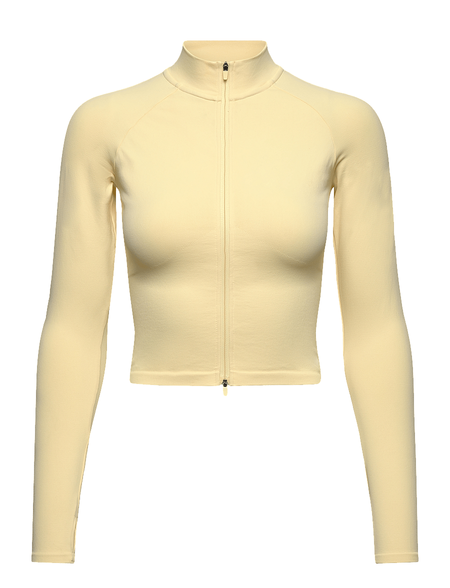 aim´n - Shape Seamless Zip Jacket - Överdelar - mellow - 1