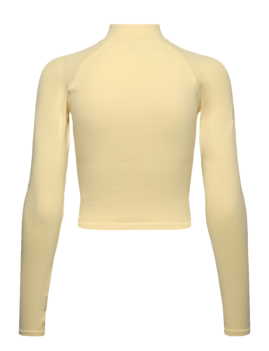 aim´n - Shape Seamless Zip Jacket - Överdelar - mellow - 2