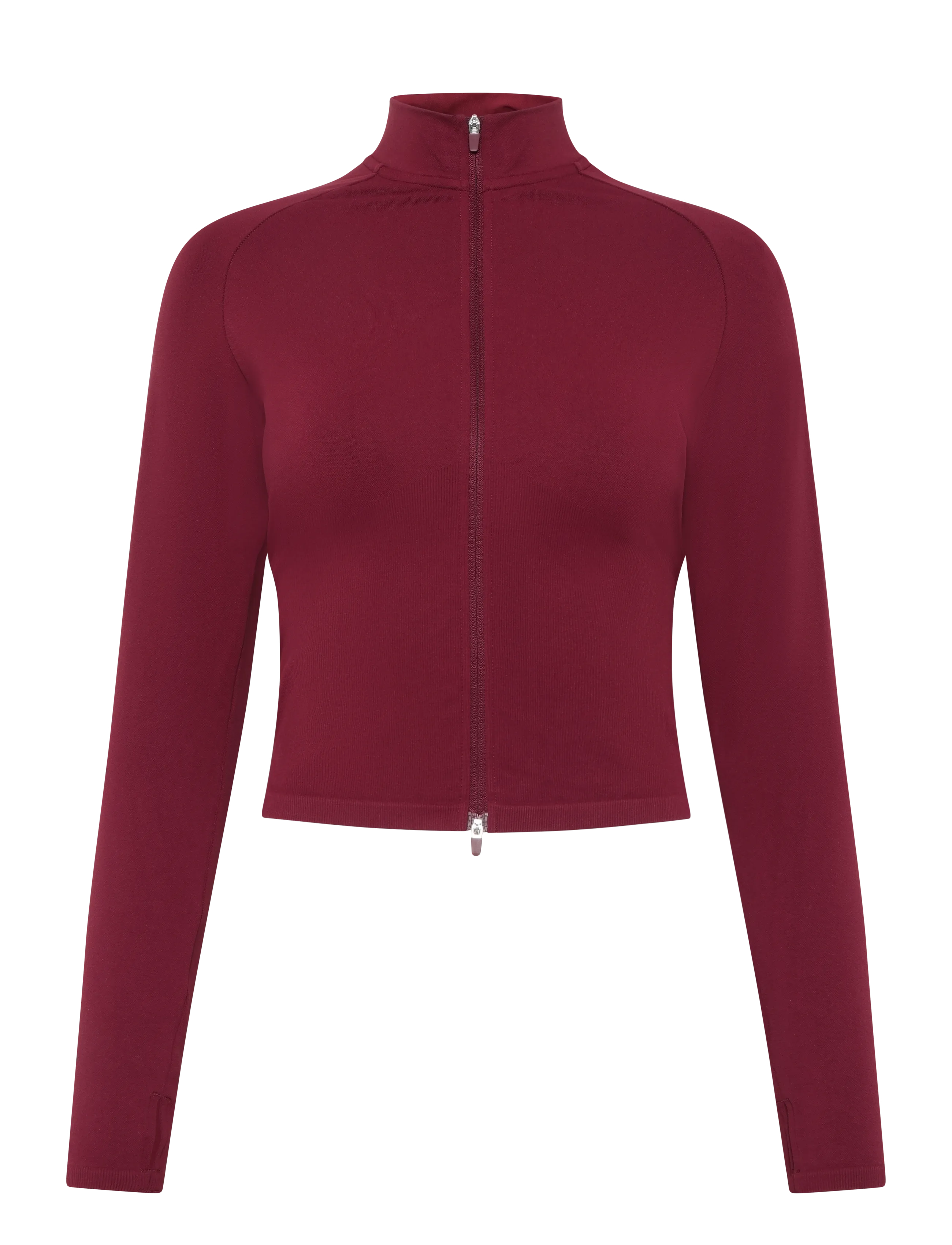 aim´n Shape Seamless Zip Jacket - aim'n - MERLOT / burgundy