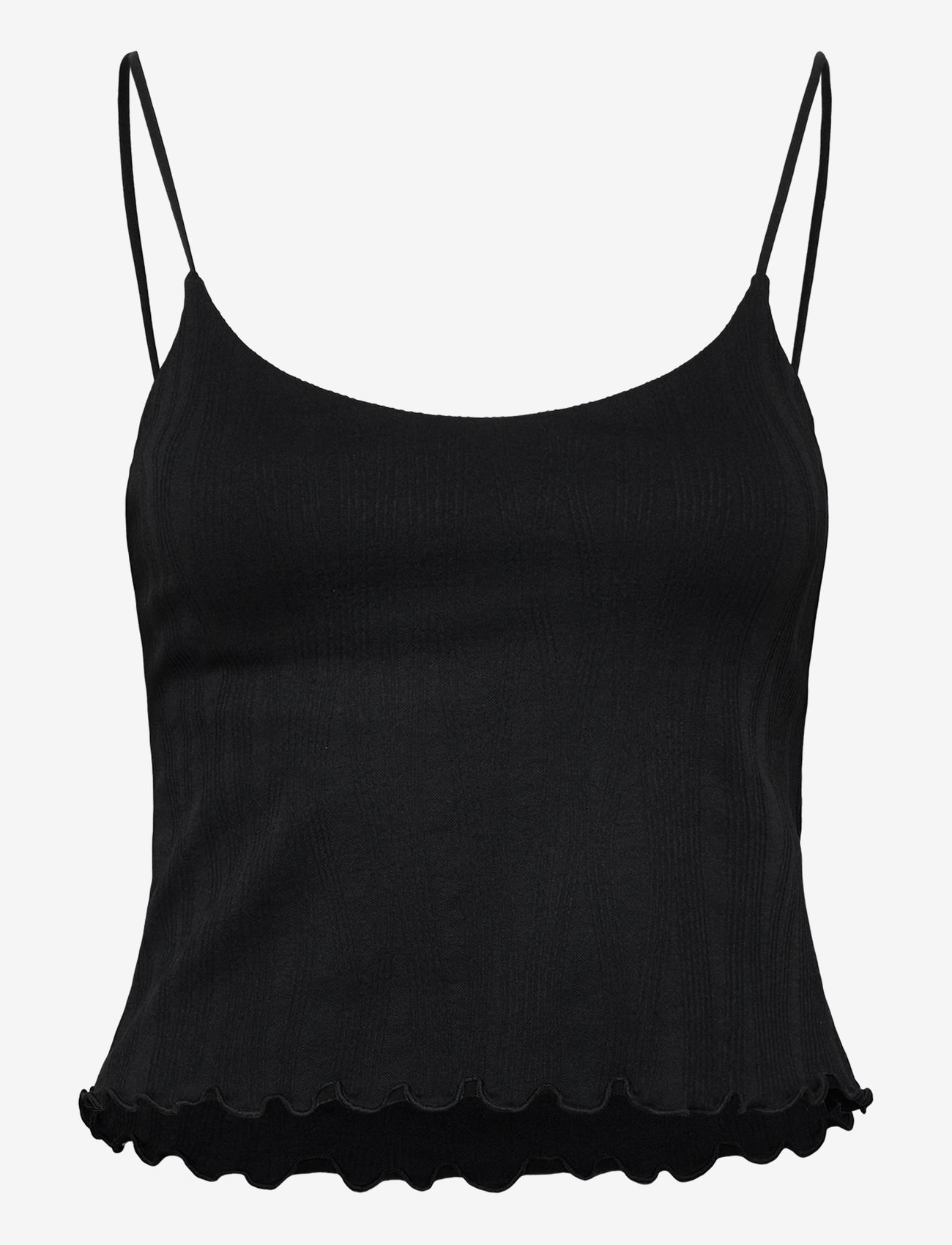 aim´n - Tulip Singlet - Õlapaeltega pluusid - black - 0