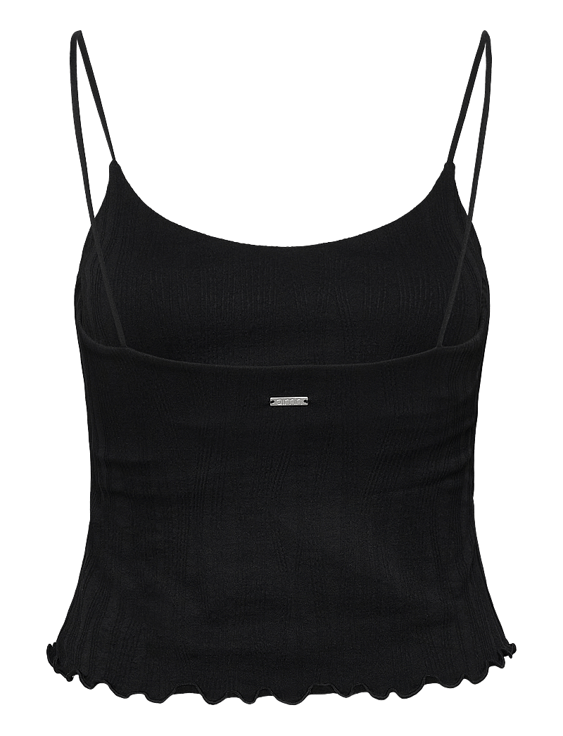 aim´n - Tulip Singlet - toppar & t-shirts - black - 2