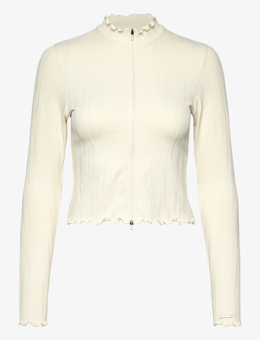 aim´n - Tulip Zip Jacket - langarmshirts - almond white - 1