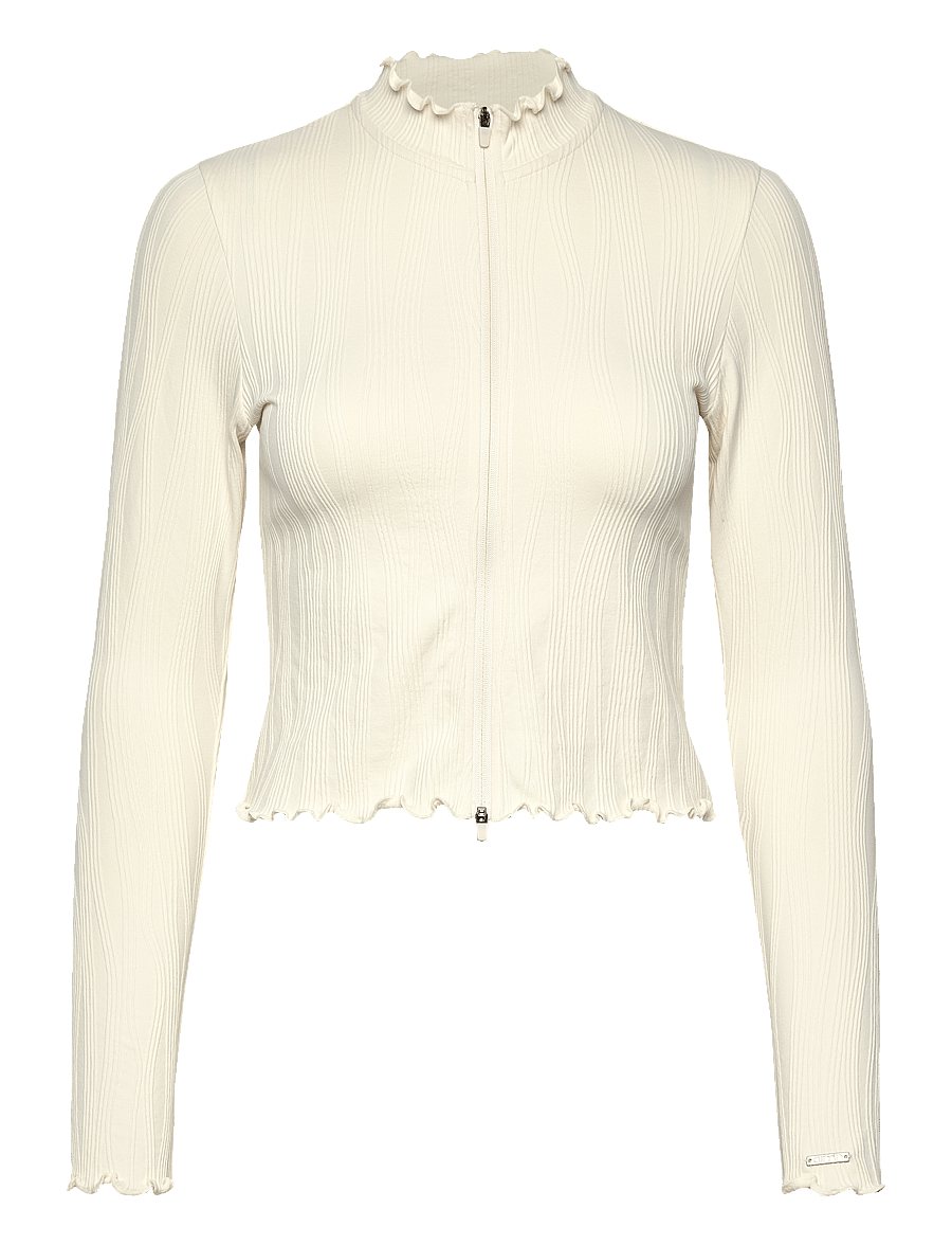 aim´n - Tulip Zip Jacket - langarmshirts - almond white - 1