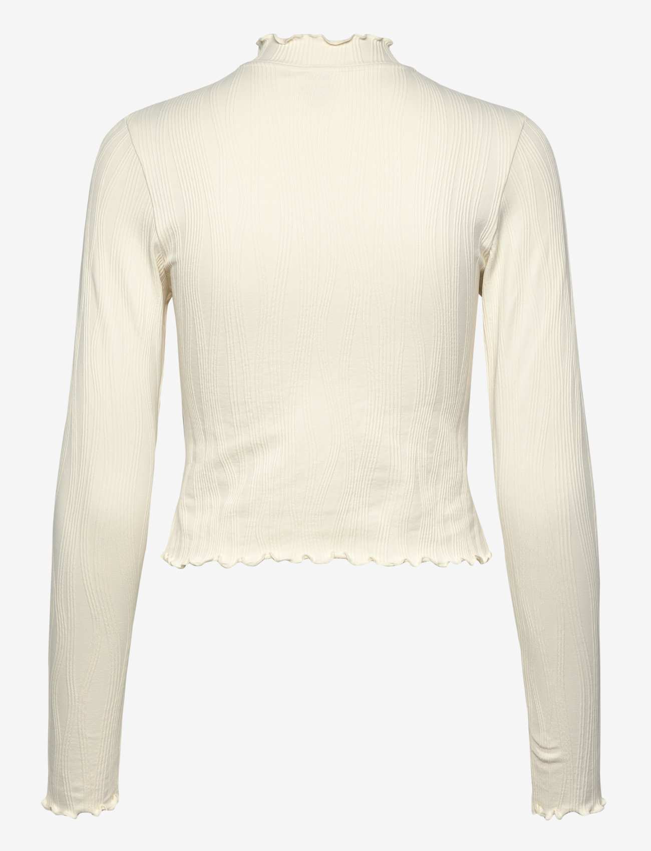 aim´n - Tulip Zip Jacket - langærmede t-shirts - almond white - 2