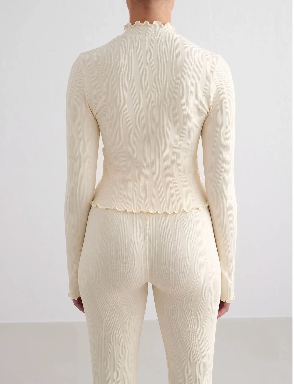 aim´n - Tulip Zip Jacket - langarmshirts - almond white - 5