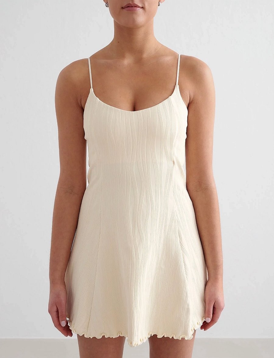 aim´n - Tulip Dress - kleider & röcke - almond white - 5