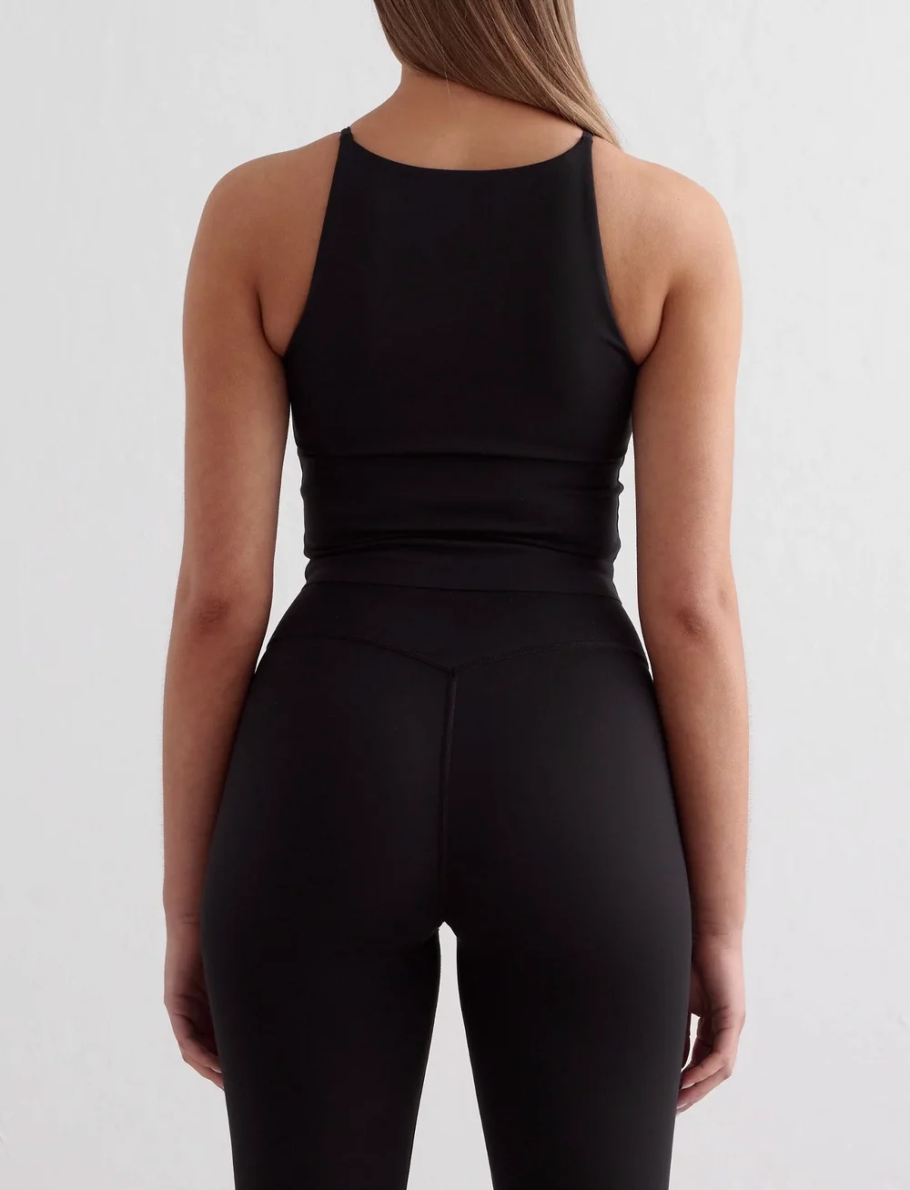 aim´n - Sense Halter Bralette - trumpos palaidinukės - black - 3