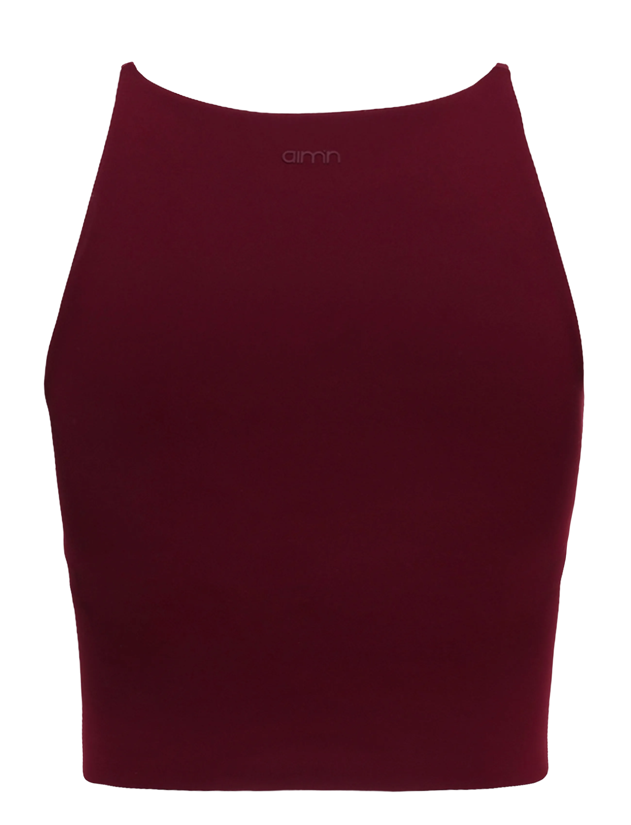 aim´n - Sense Halter Bralette - kerge toestus - merlot - 2