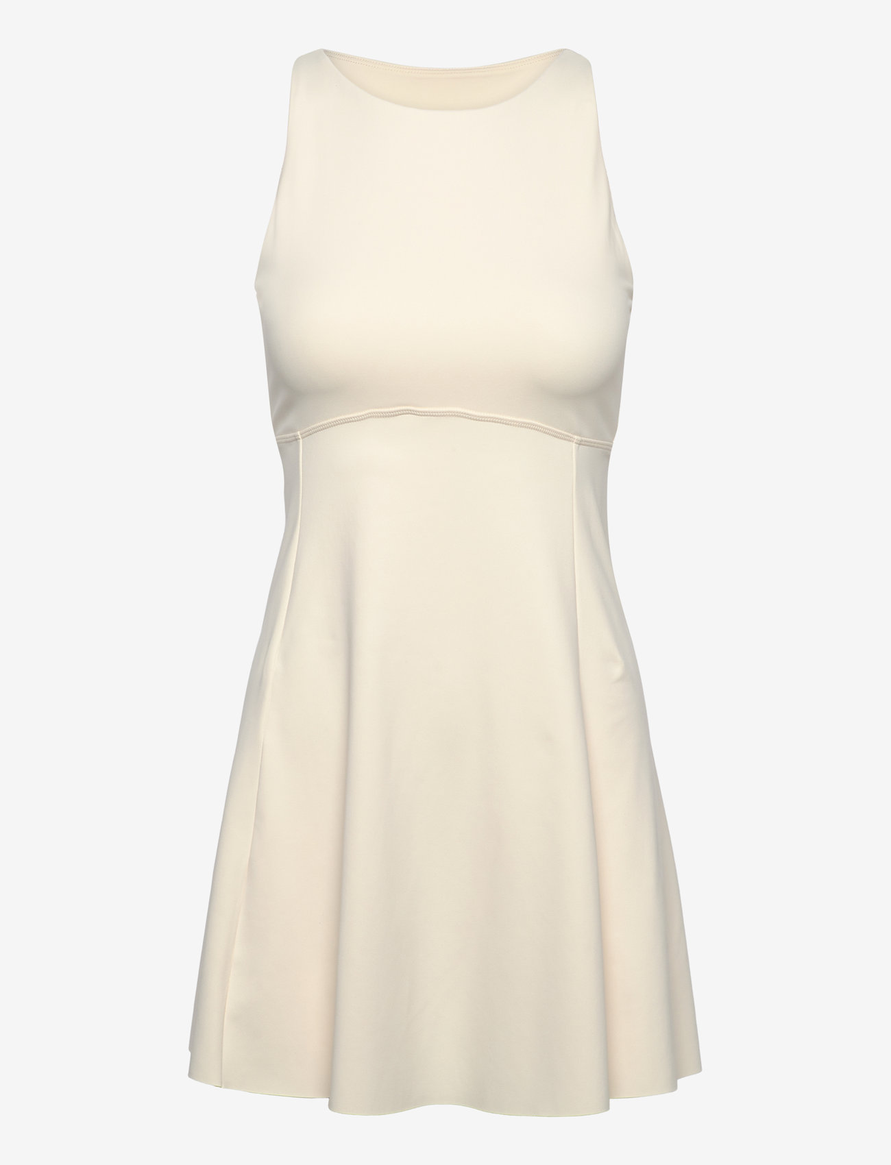 aim´n - Sense High Neck Dress - klänningar & kjolar - almond white - 1