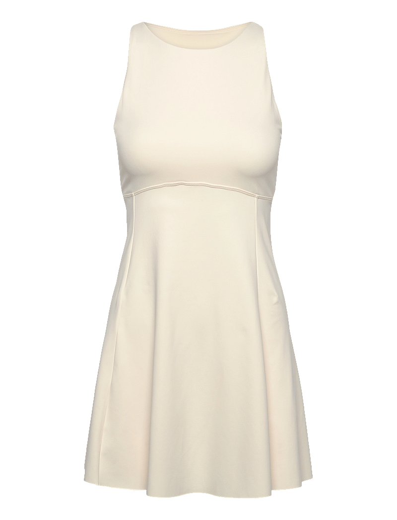 aim´n - Sense High Neck Dress - klänningar & kjolar - almond white - 1