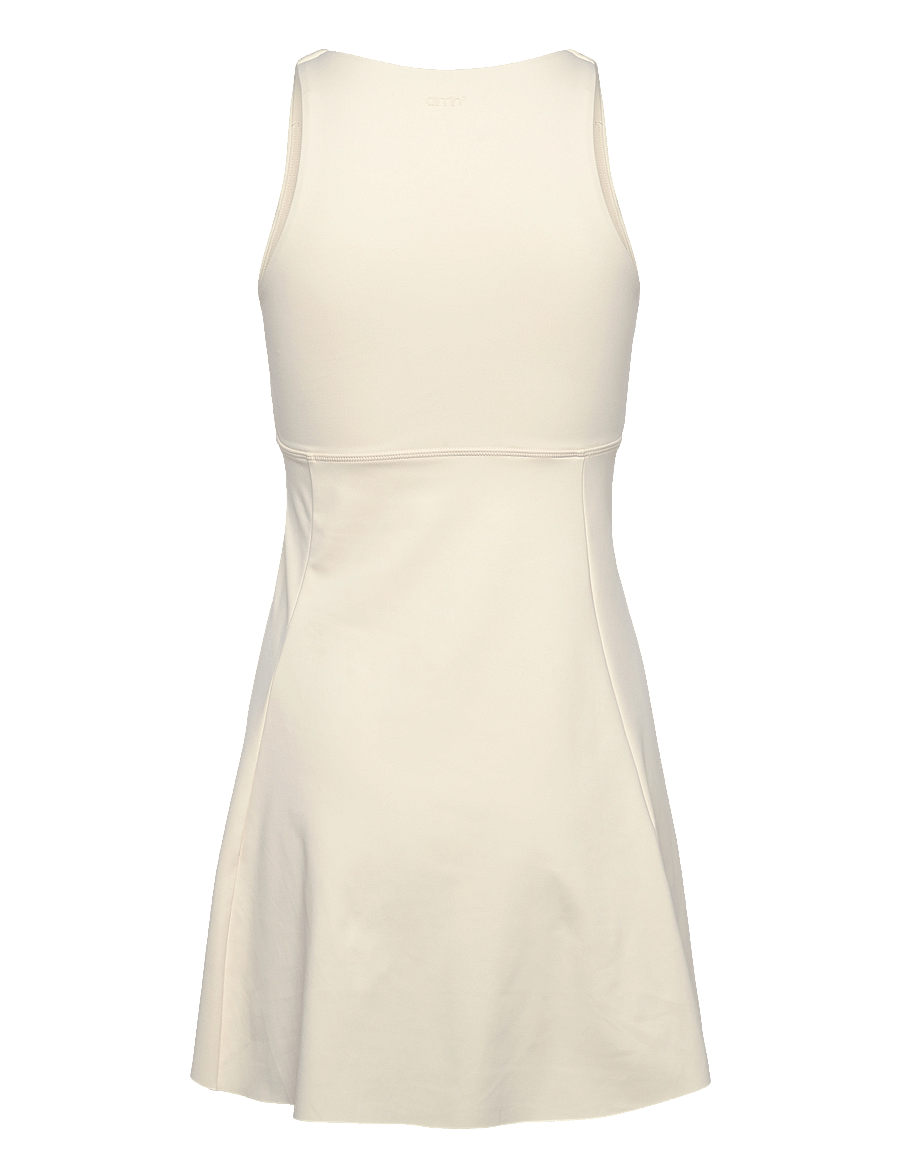 aim´n - Sense High Neck Dress - kleider & röcke - almond white - 2