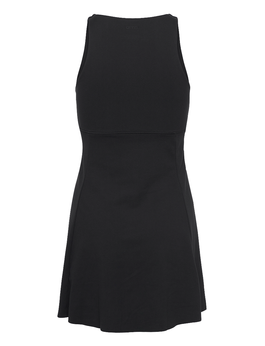 aim´n - Sense High Neck Dress - klänningar & kjolar - black - 1