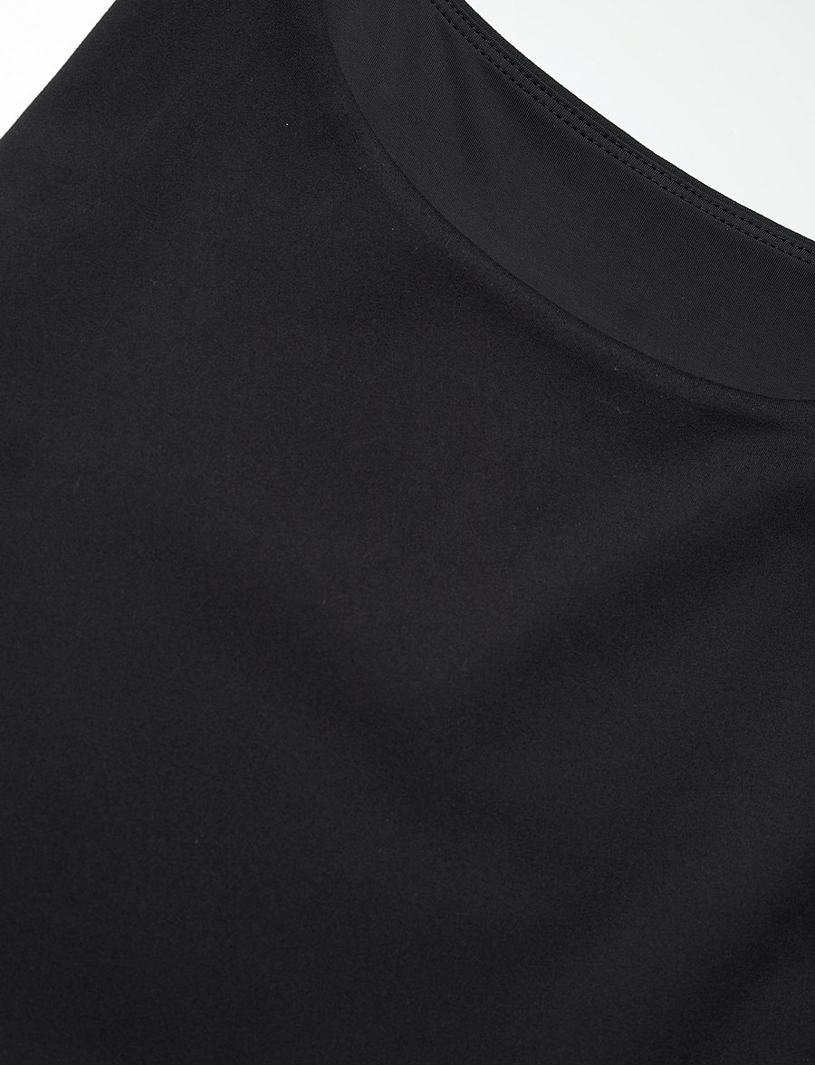 aim´n - Sense High Neck Dress - klänningar & kjolar - black - 2