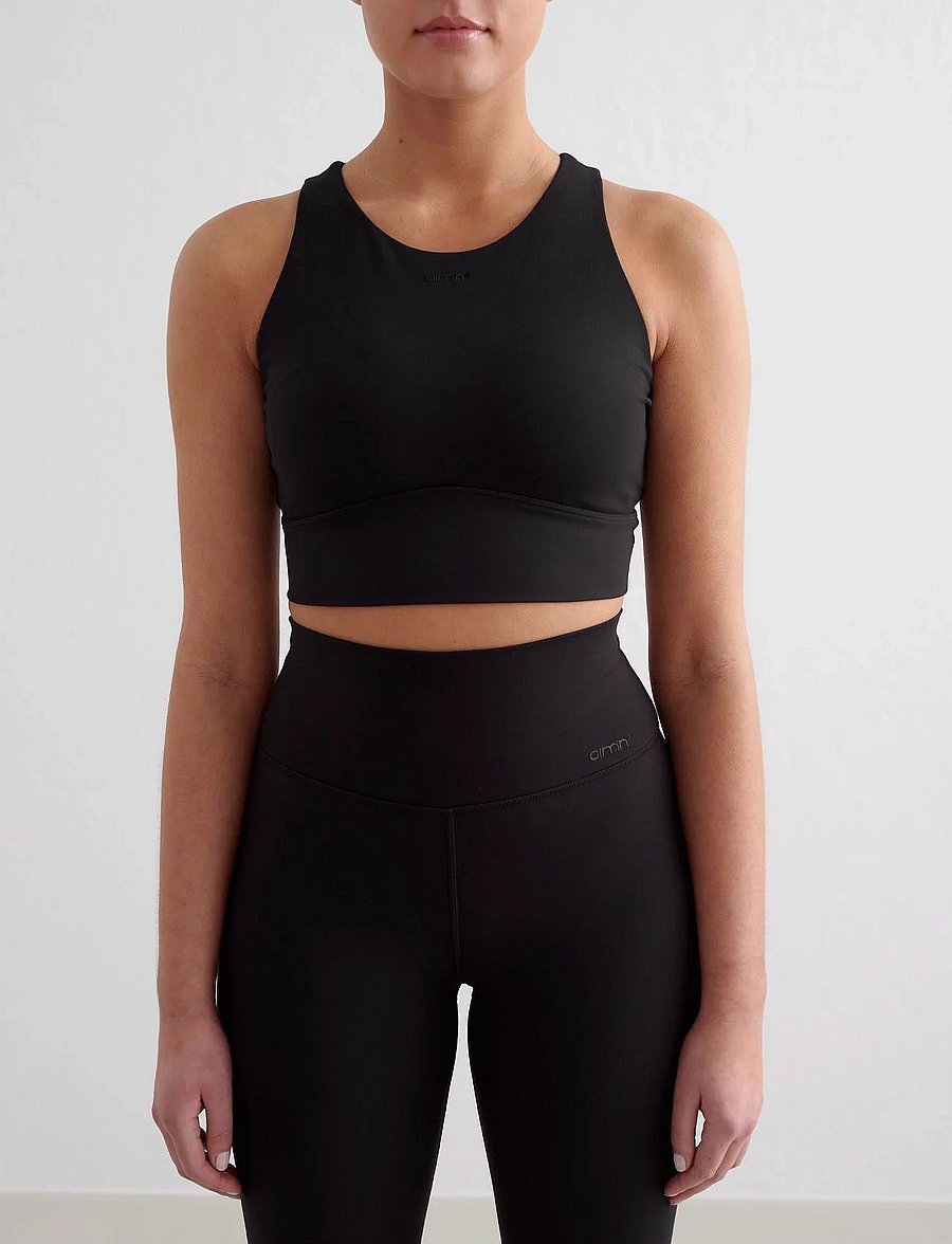 aim´n - Sense Sports Bra - urheiluliivit - black - 0