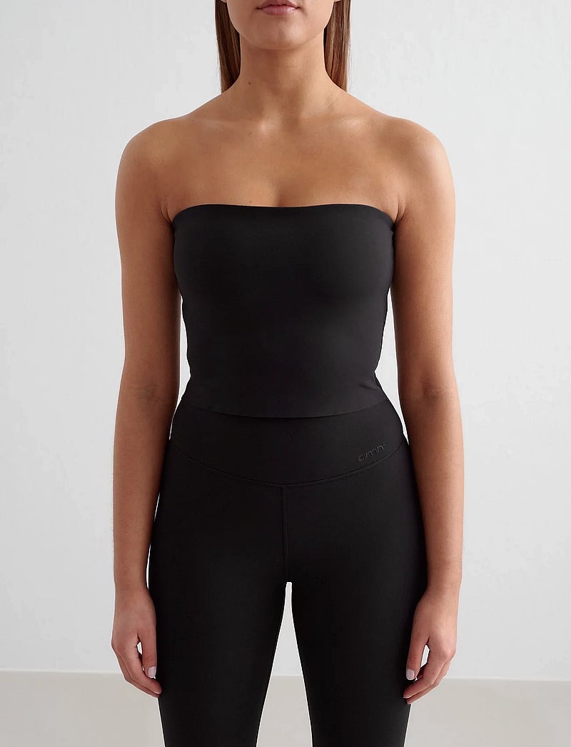 aim´n - Sense Tube Bralette - toppe & t-shirts - black - 0
