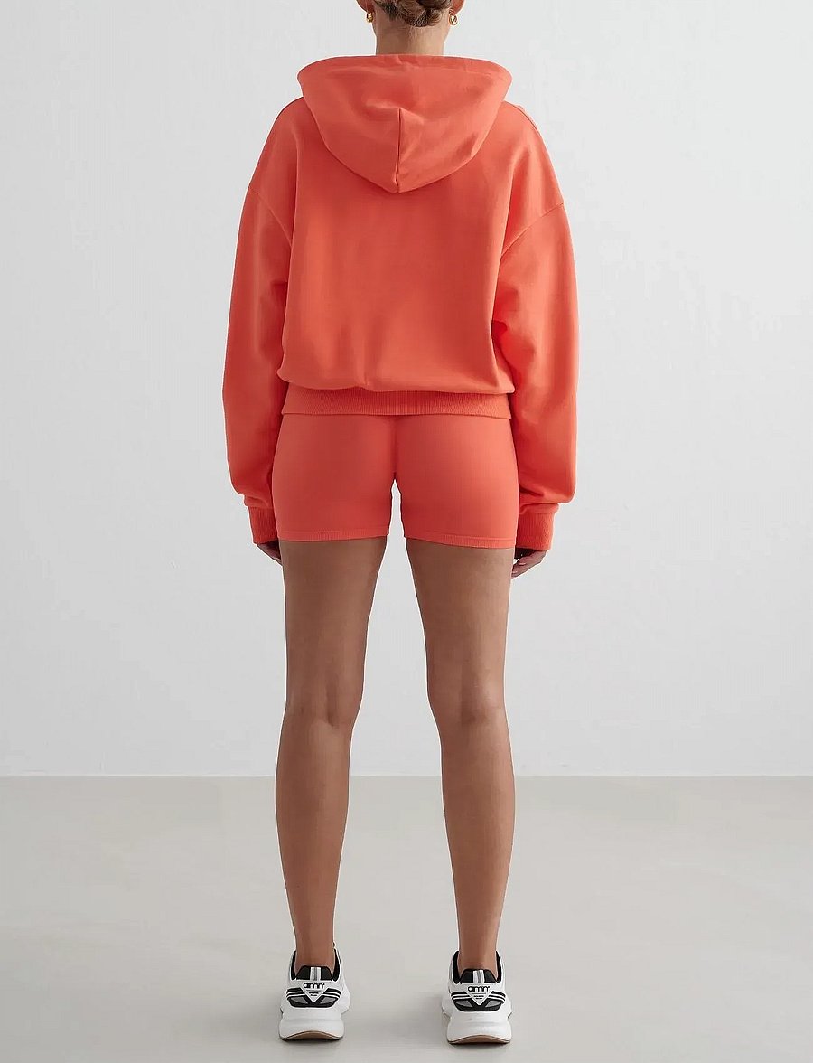 aim´n - Chunky Terry Hood - sweatshirts - tangerine chunky terry hood - 5