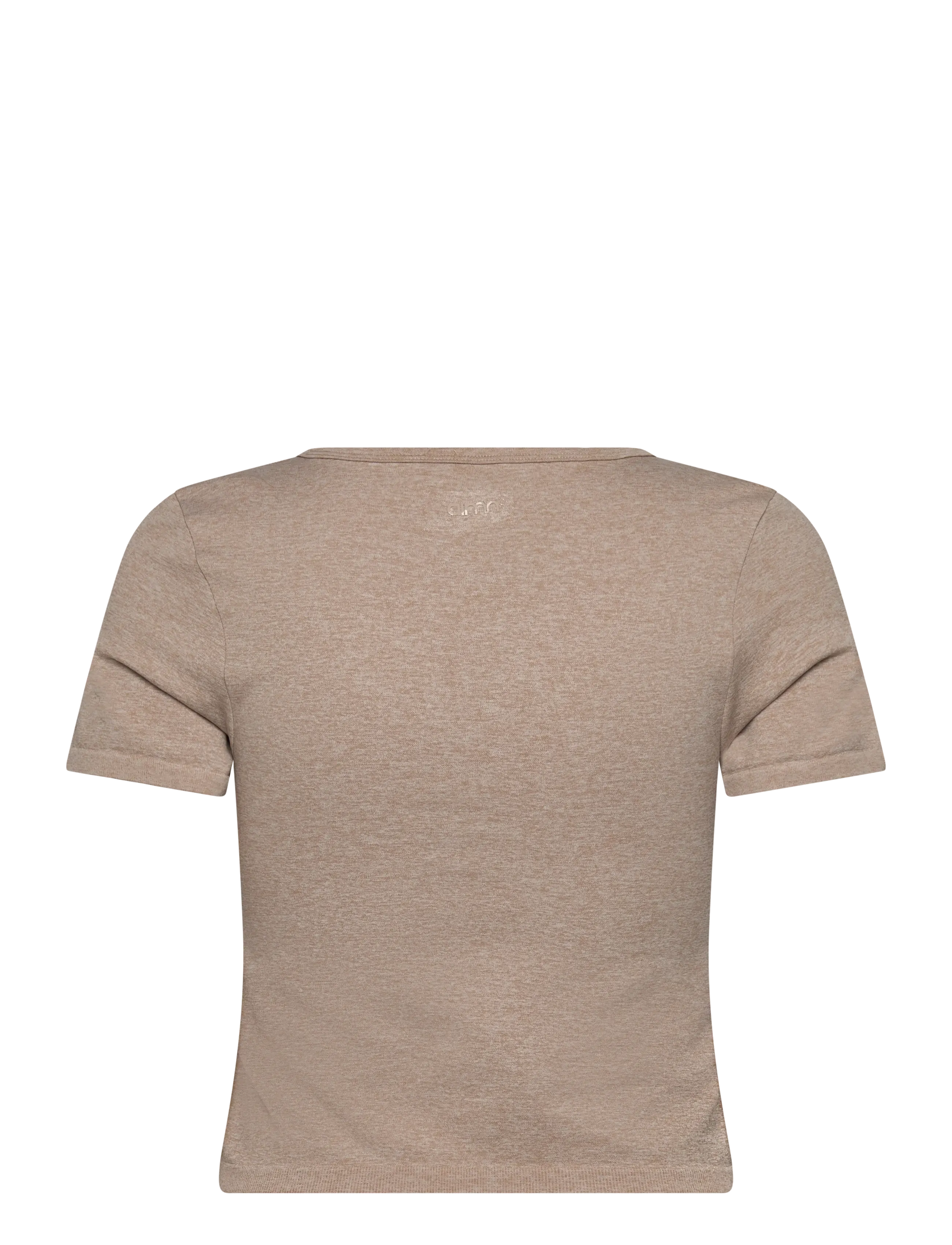 aim´n - Shape Seamless Short Sleeve - t-shirts - beige melange - 2