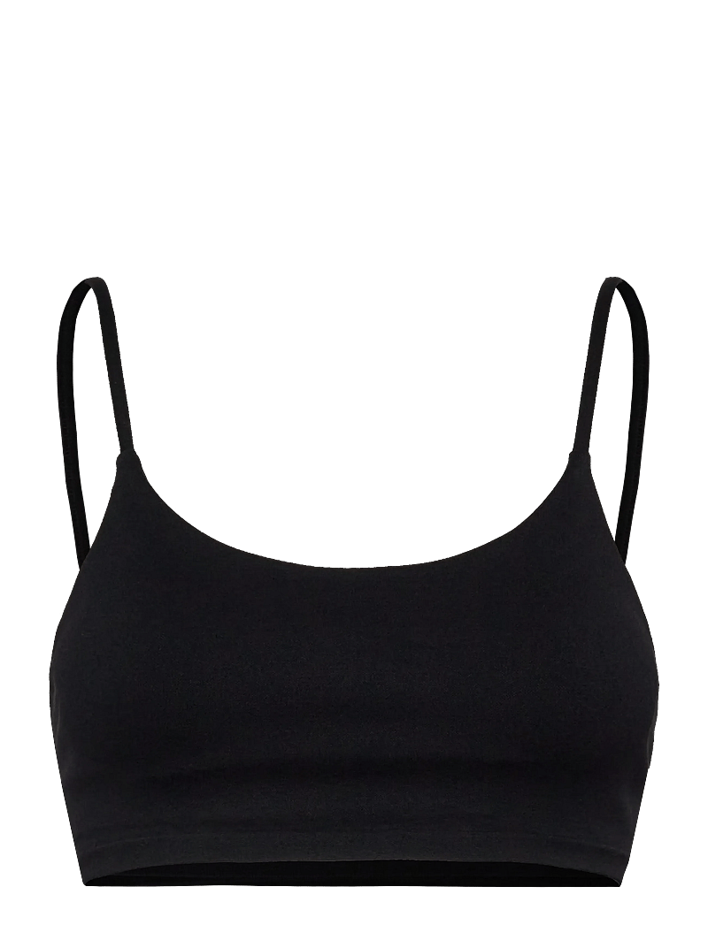 aim´n - Shape Seamless Strap Bra - spordirinnahoidjad - black - 0