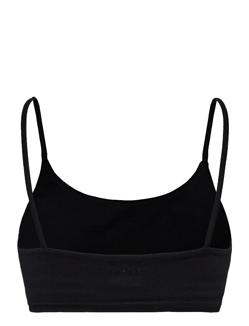 aim´n - Shape Seamless Strap Bra - spordirinnahoidjad - black - 1