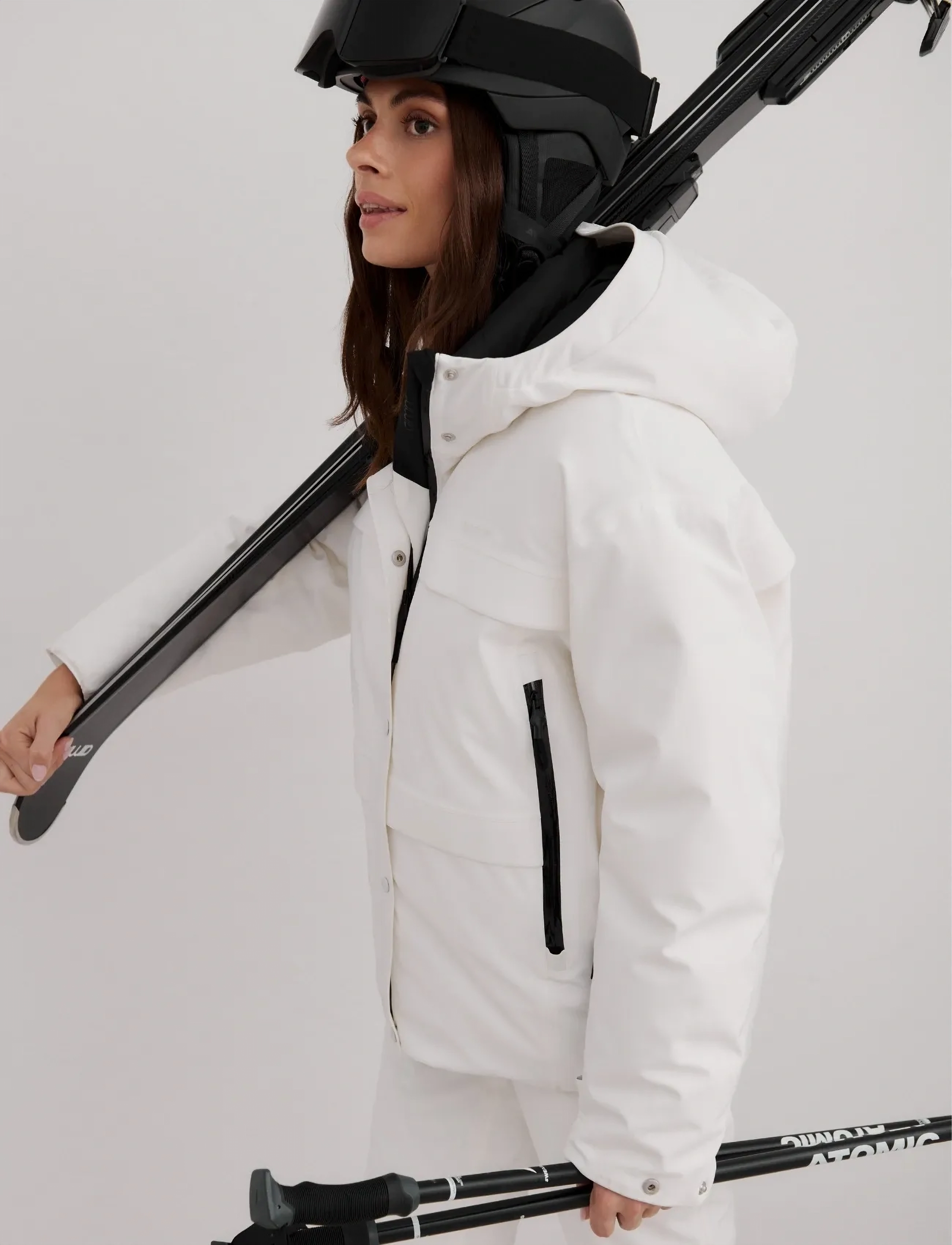 aim´n - Vermont Jacket - ski-kleidung - off-white - 4