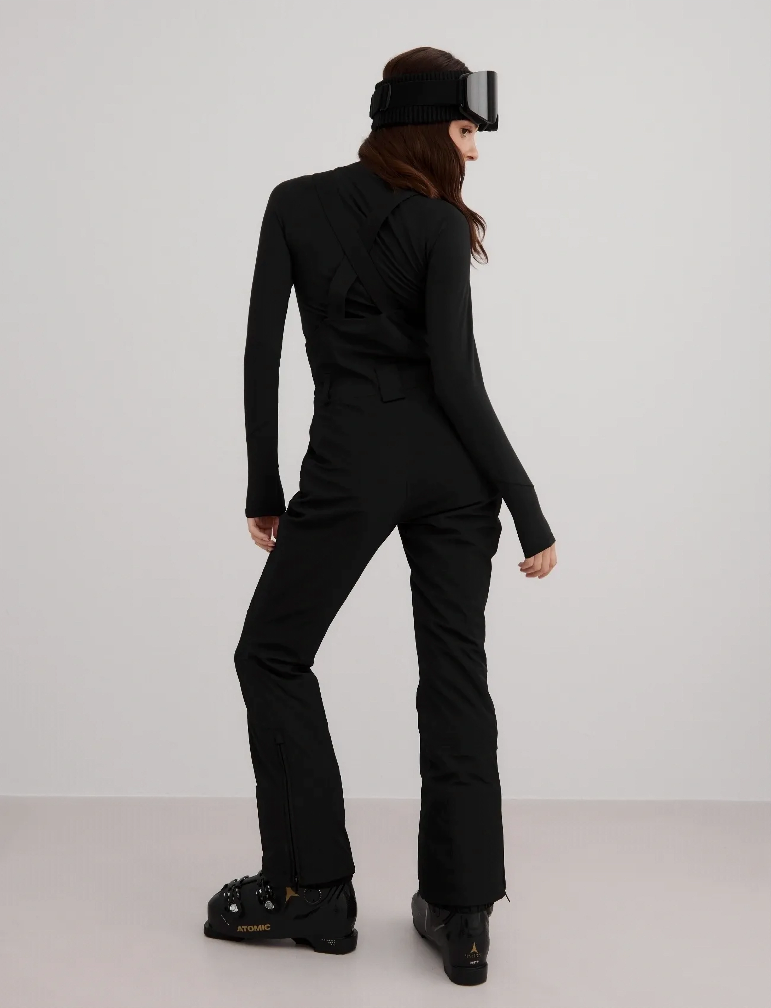 aim´n - Vermont Padded Bib Pants - ski wear - black - 4