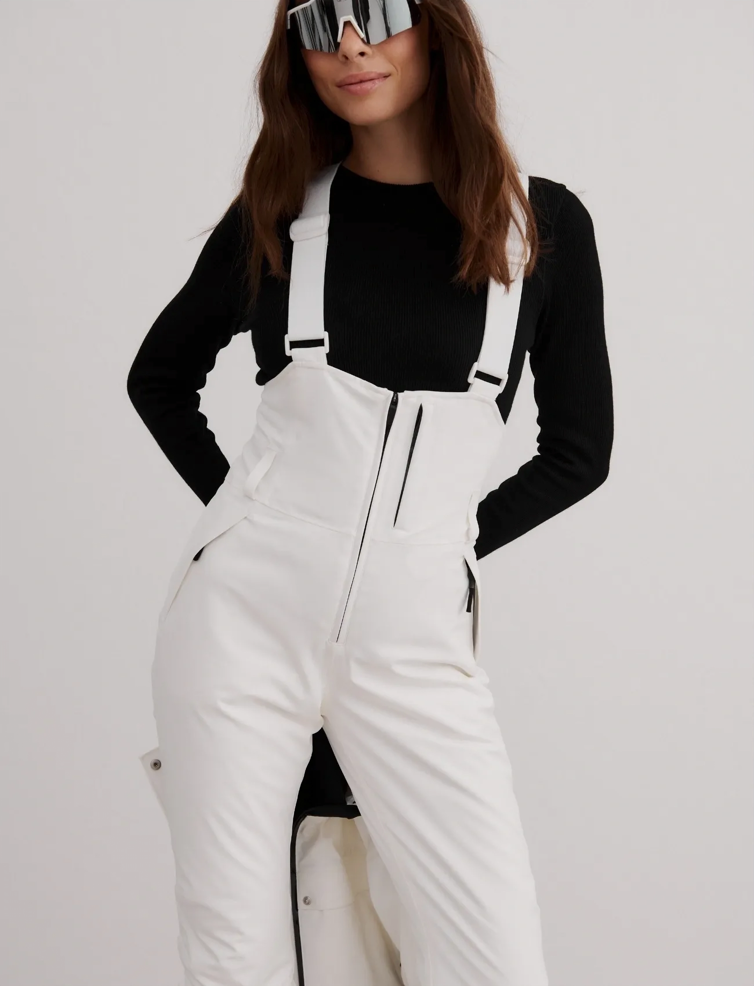 aim´n - Vermont Padded Bib Pants - suusariietus - off-white - 4