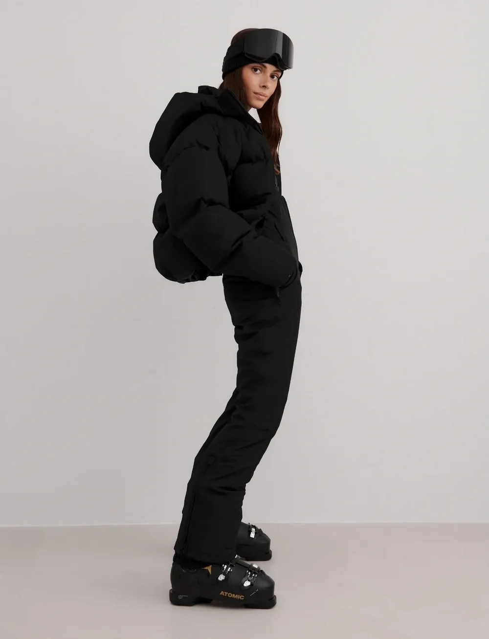 aim´n - Cortina Puffer Jacket - skitøj - black - 4